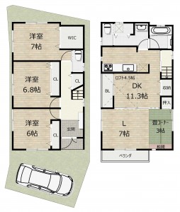 磯島元町間取り図