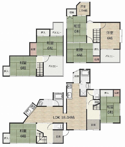 中古戸建 宮之阪3丁目 図面